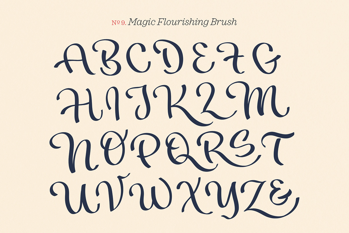 Inky Lettering Procreate Brush Set, a Brush Add-On by Molly Suber Thorpe (Photo 12 of 14)