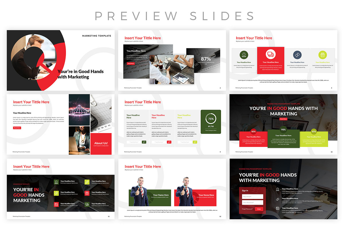 Marketing Presentation Template, a Presentation Template by Digitcase x Wealthwells (Photo 2 of 5)