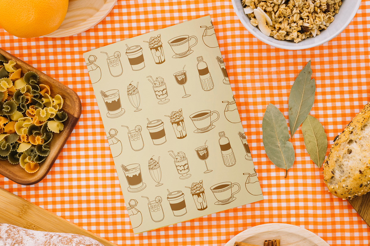 Beverage Doodle Hand Drawn, an Object Graphic by SLAB! Design (Photo 3 of 4)