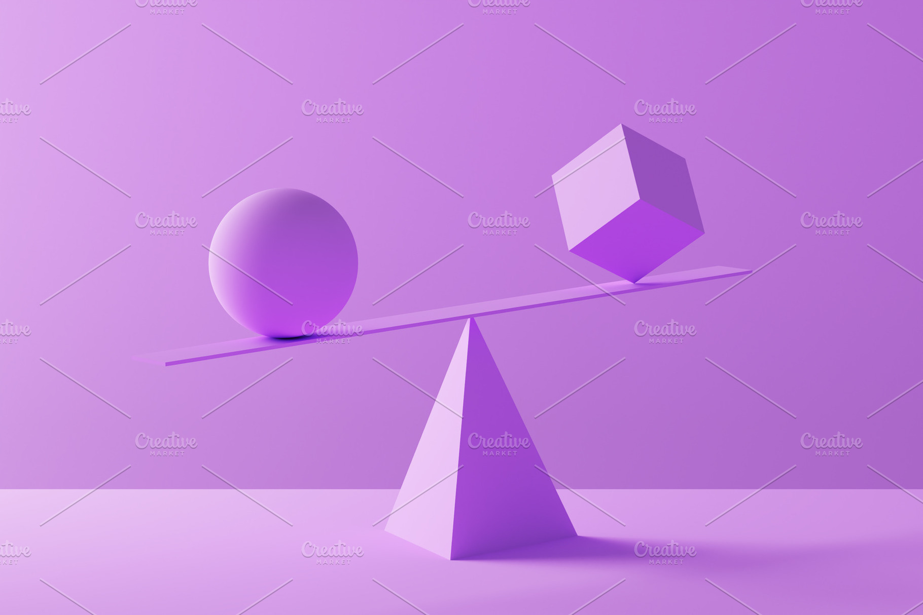 Geometric shapes in perfect balance, a Background Photo by bogdandimages