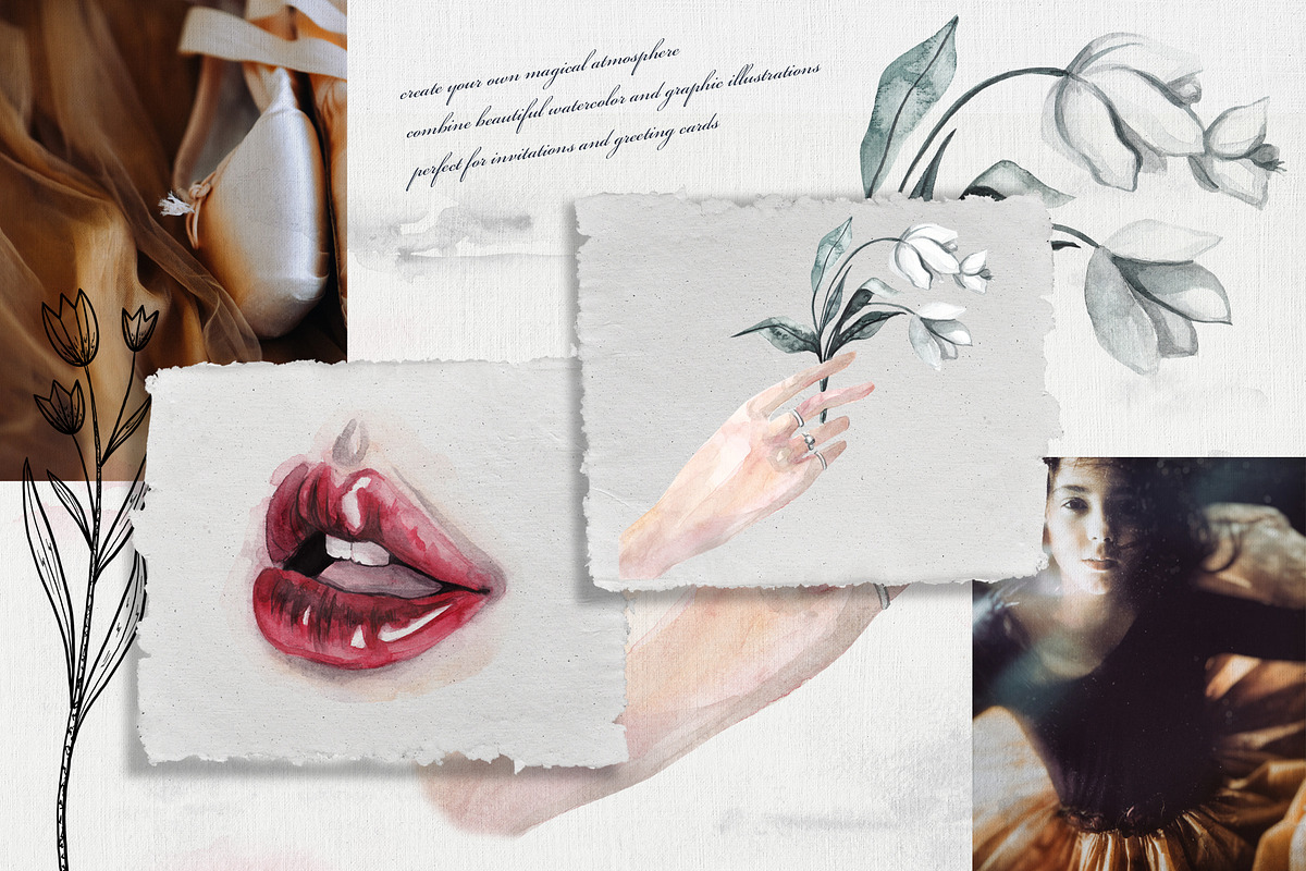 Odile. Black Swan collection, a Texture Illustration by Scarlet Heath Art (Photo 12 of 12)