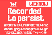 Party Heart font, a Sans Serif Font by weknow (Thumbnail 5 of 8)