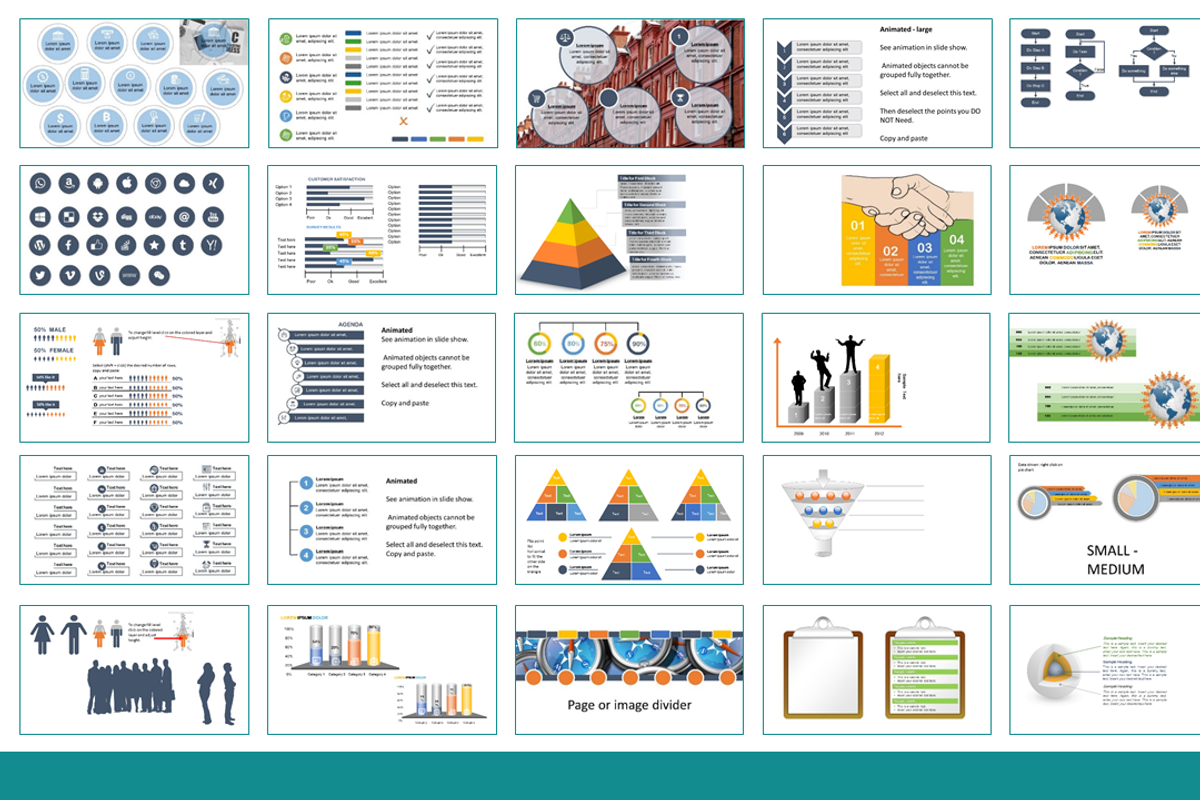 Layouts PowerPoint Theme, a Presentation Template by Yes Presentations (Photo 6 of 15)