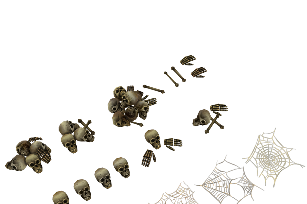 Halloween Cemetery Set, an Environmental 3D Model by 3Dfancy (Photo 11 of 12)