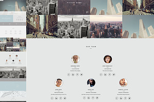 American Dream One Page Template