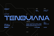 TENOVIANA - Sci-Fi Display Sans, a Sans Serif Font by Indotype Foundry (Thumbnail 1 of 10)