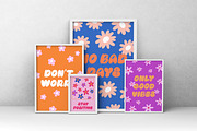 Cute floral poster, card designs set, a Decorative Illustration by Good Studio (Thumbnail 6 of 6)