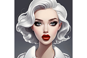 Beautiful bright girls portrait, a Person Illustration by MarisoArt (Thumbnail 10 of 13)