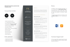 Stylish Resume Design Template