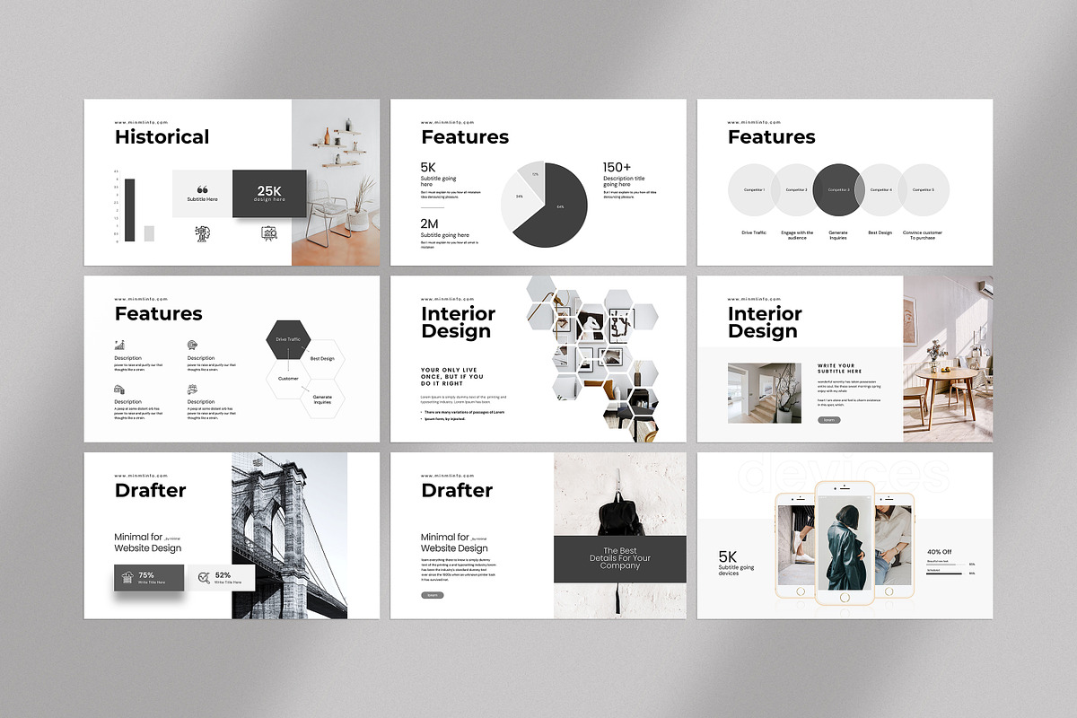 Minml Presentation Template, a Presentation Template by evgenystudio (Photo 22 of 28)