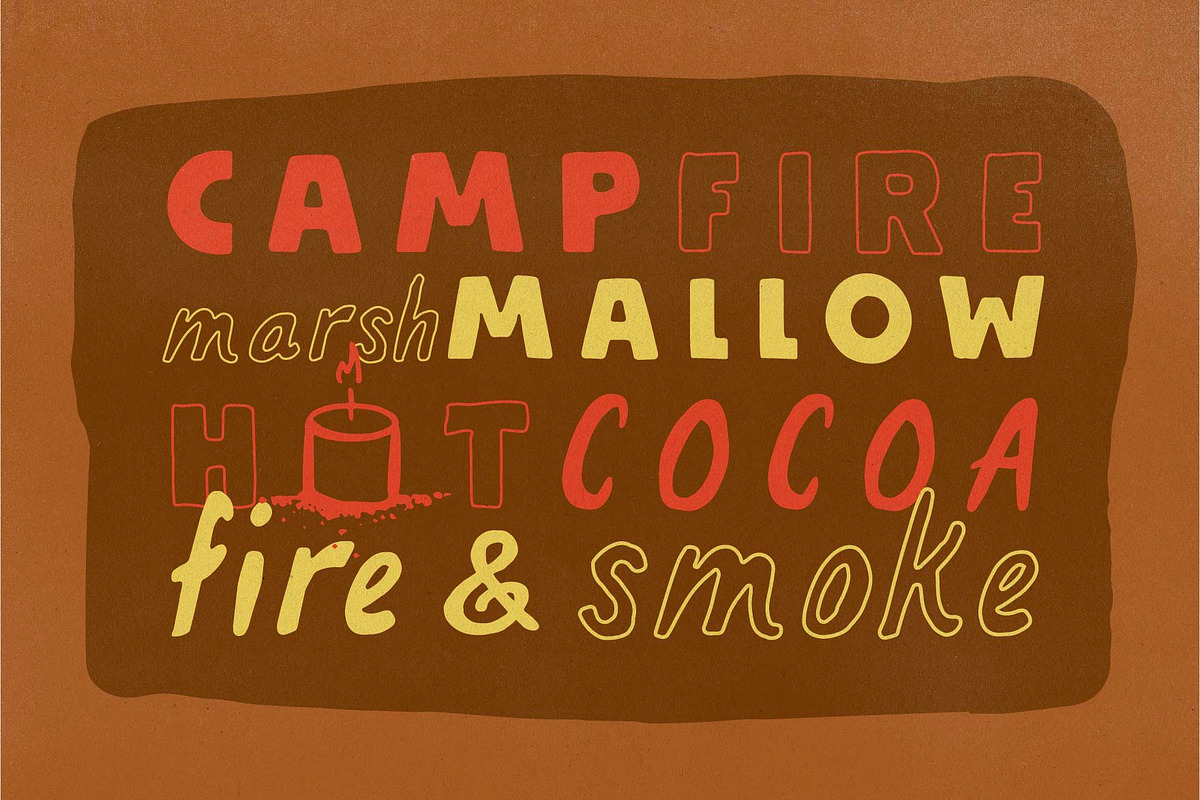Feu de Camp - Handmade Font Duo, a Handwritten Font by Lateral Design (Photo 10 of 12)