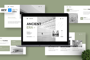 Ancient Era - Museum Keynote, a Presentation Template by Deepslide Studio