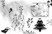 Scandinavian Christmas illustration, an Animal Illustration by Usis (Thumbnail 5 of 16)
