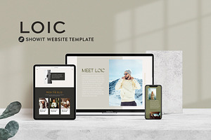 Showit Website Template | Loic