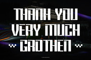 Grothen - Modern Sport Font, a Sans Serif Font by Flawless And Co (Thumbnail 10 of 10)