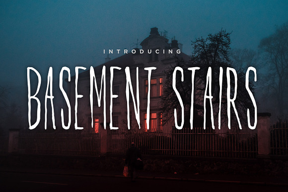 Basement Stairs Font preview 8