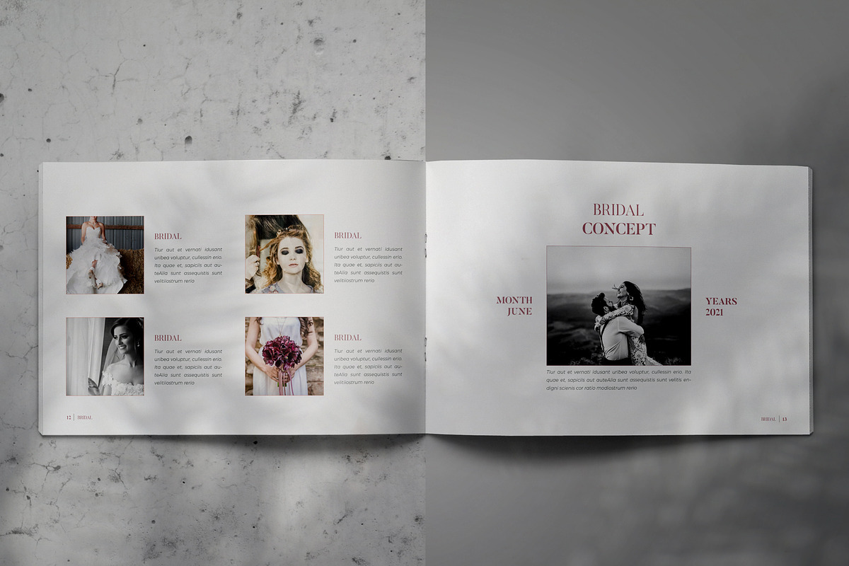 BRIDAL Lookbook Brochure Template, a Brochure Template by Indotitas (Photo 7 of 10)