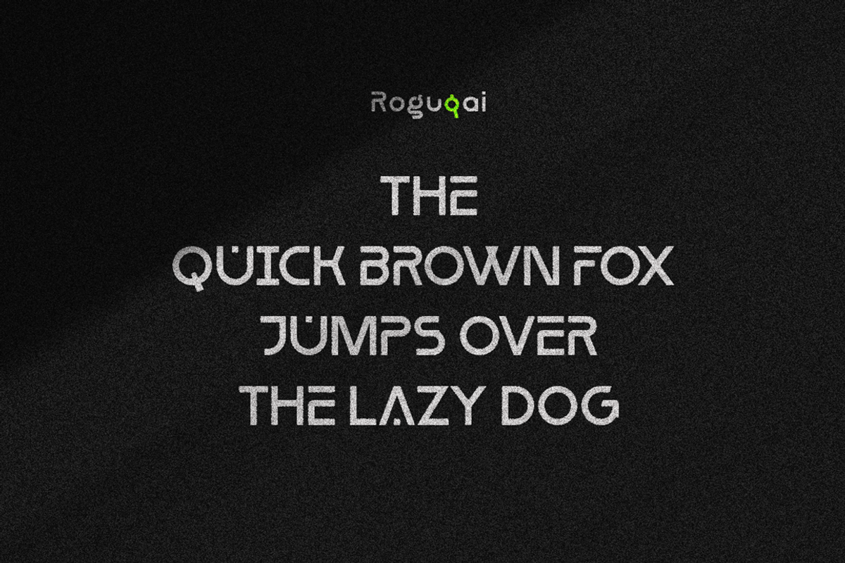 Roguqai Typeface, a Sans Serif Font by Grontype (Photo 8 of 9)