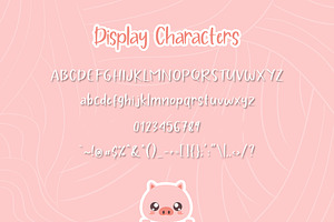 Pig Year 3 Font