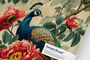 Peacock Seamless Pattern Bundle, a Pattern Graphic by AYAKA Studio Co. (Thumbnail 12 of 13)