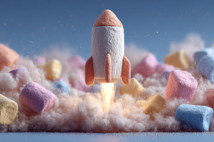 Marshmallow Rocket Launch, a Food & Drink Photo by Ales Munt