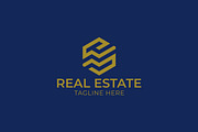 Logo Hexagon Real Estate or Property, a Branding & Logo Template by Signatoro (Thumbnail 2 of 3)