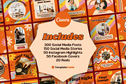 570 Retro Templates Canva Editable, a Design Template by TemplateCastleStore (Thumbnail 3 of 10)