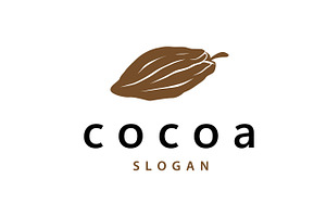 Cocoa Bean Design Chocolate Bean