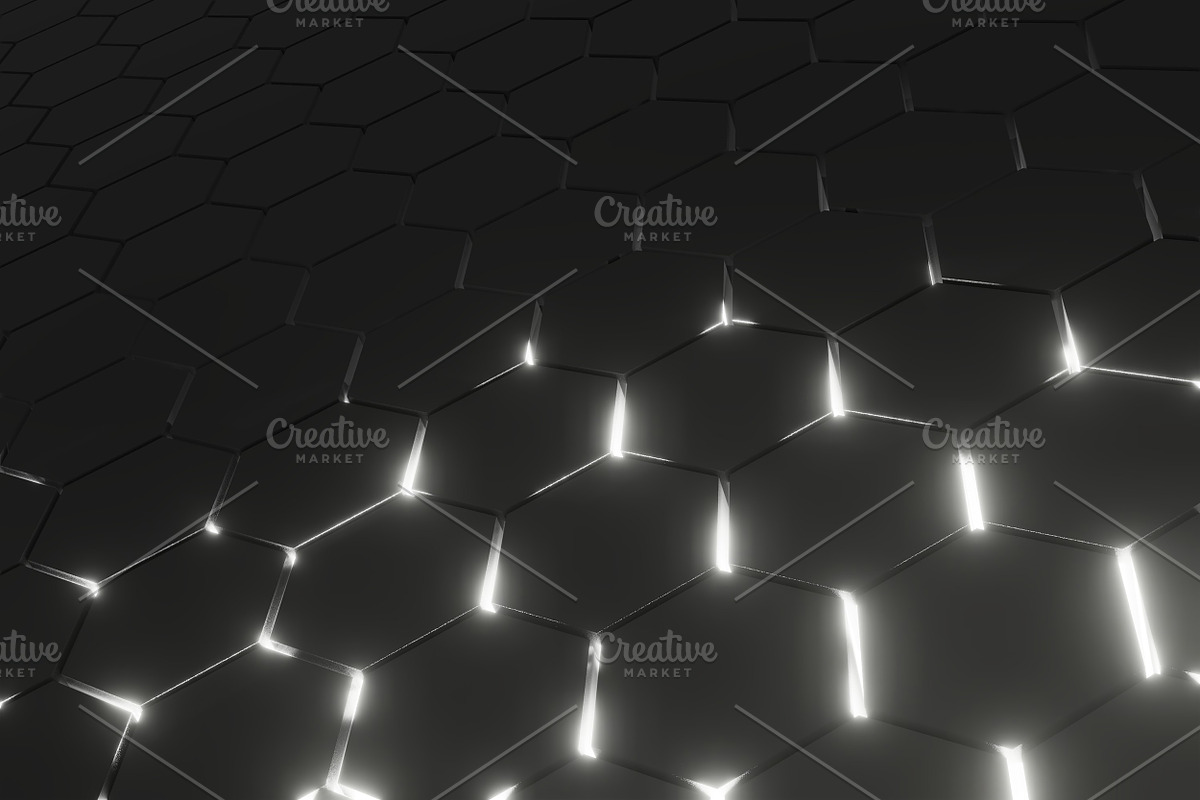 Lightened Hexagons Floor Backgrounds, a Texture Graphic by The_DrX (Photo 16 of 16)