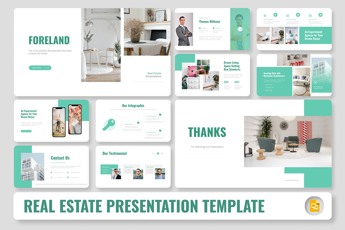 Foreland – Real Estate Google Slides, a Presentation Template by Premast (Photo 3 of 4)