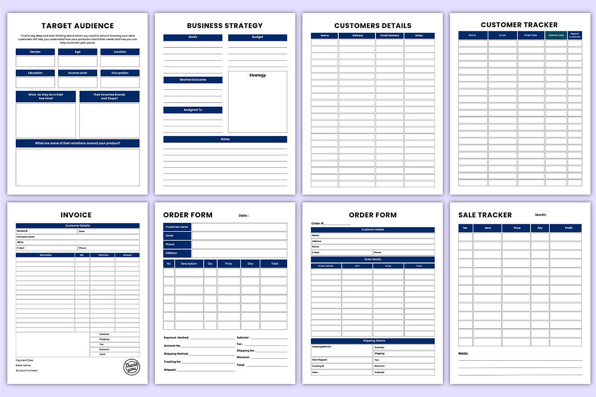Business Operations Organizer Canva, a Stationery Template by Mustafiz (Photo 4 of 7)