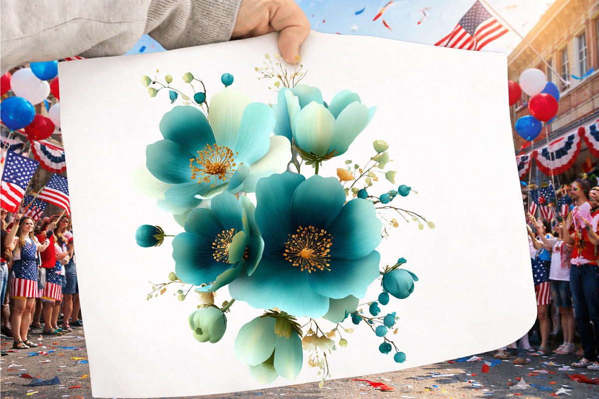 Watercolor Wildflower Clipart, an Illustration by GatewayDesign (Photo 3 of 5)
