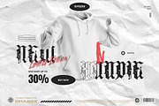 Mifrotha - Modern Blackletter Font, a Blackletter Font by Dhabee (Thumbnail 10 of 18)