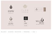 21 Luxury Wellness Yoga Logos, a Branding & Logo Template by CC CREATIVE CO (Thumbnail 5 of 9)