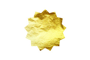 Golden star, sunburst symbol. Shiny, an Object Illustration by 32pixels