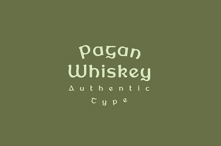 Pagan Whiskey - Authentic Irish Type