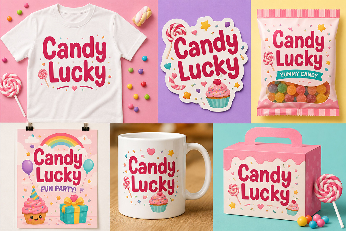 Candy Lucky, a Script Font by Wow Magic (Photo 3 of 5)