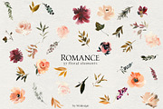 Romance Floral Clip Art Collection, a Decorative Illustration by whiteheartdesign (Thumbnail 8 of 8)