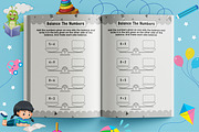 Kindergarten Math Activity Worksheet, a Print Template by Book2bees (Thumbnail 6 of 7)