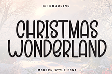 Christmas Wonderland | Script Font