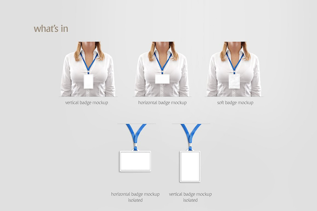 Name Badge Mockup, an Advertising Mockup by rebrandy (Photo 3 of 6)