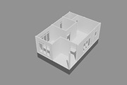 House Building - Type 1, an Architecture 3D Model by mrfauzi (Thumbnail 7 of 22)