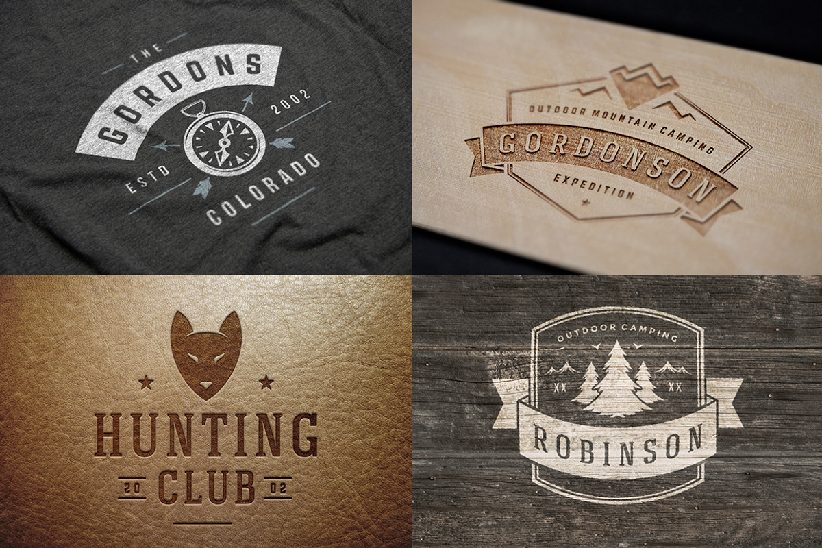 280 Outdoor logos and badges, a Branding & Logo Template by Vasya Kobelev (Photo 32 of 83)