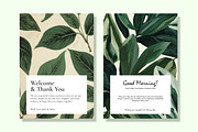 Leaves Textured Backgrounds, a Background Graphic by M9 Design (Thumbnail 5 of 9)