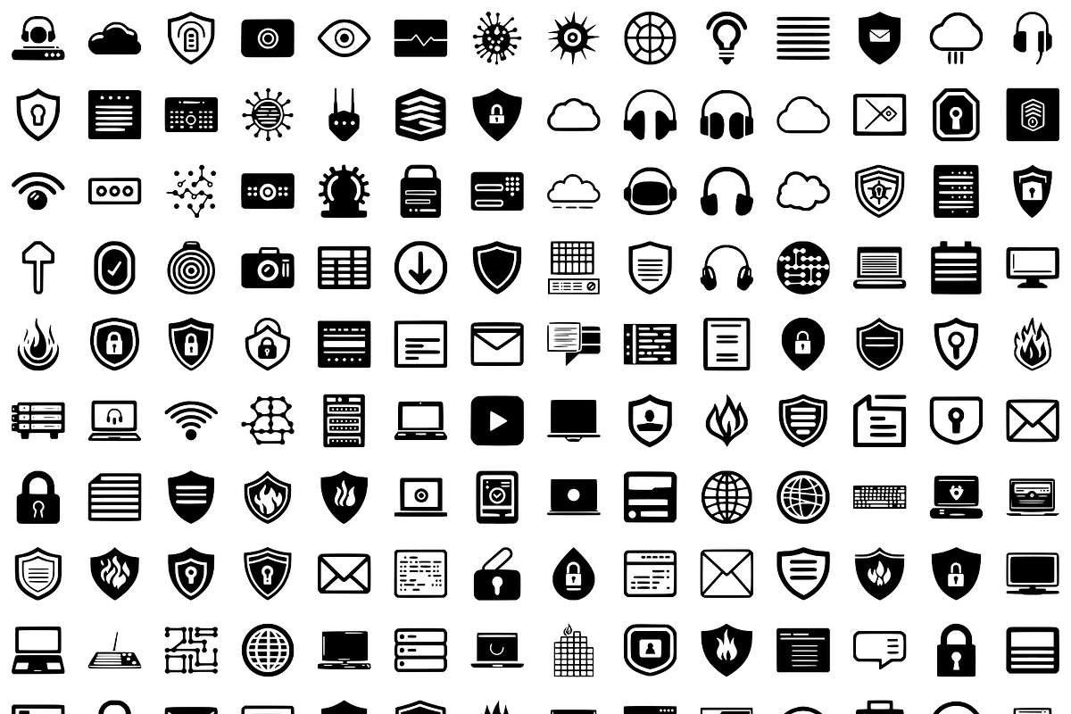CYBERSECRUITY Icons Stickers svg png, an Icon by IconValue (Photo 2 of 2)