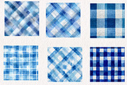Watercolor Gingham Seamless Pattern, a Pattern Graphic by CreationArt (Thumbnail 2 of 4)