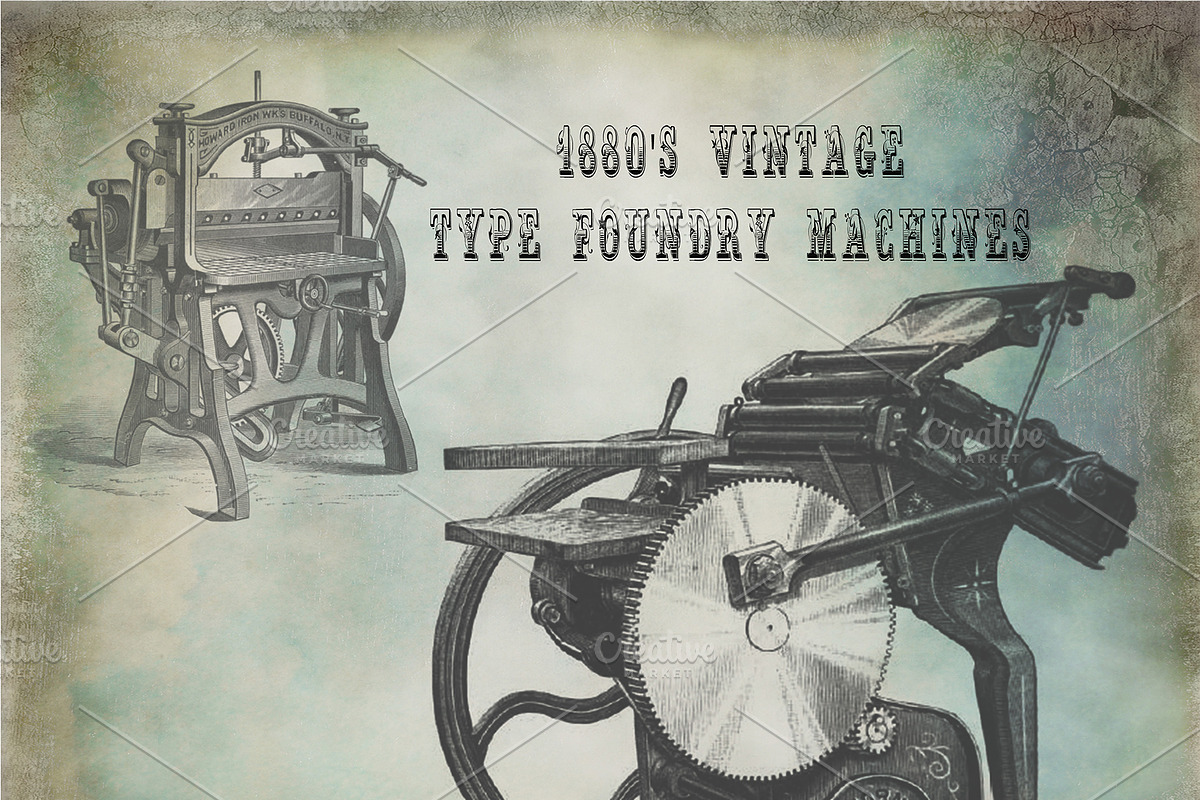 Vintage Type Foundry PS Brushes preview 3