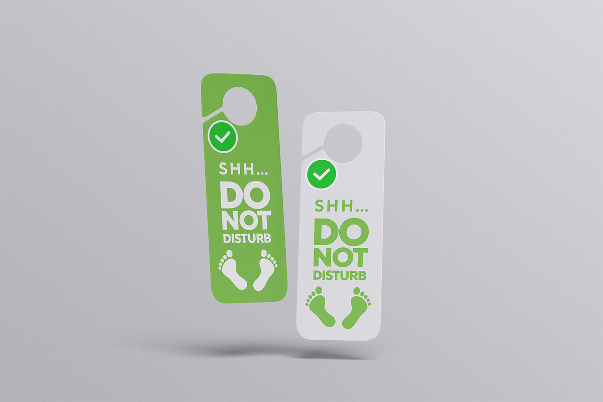 High Quality Door Hanger Mockup, a Product Mockup by Afif_studio (Photo 3 of 5)