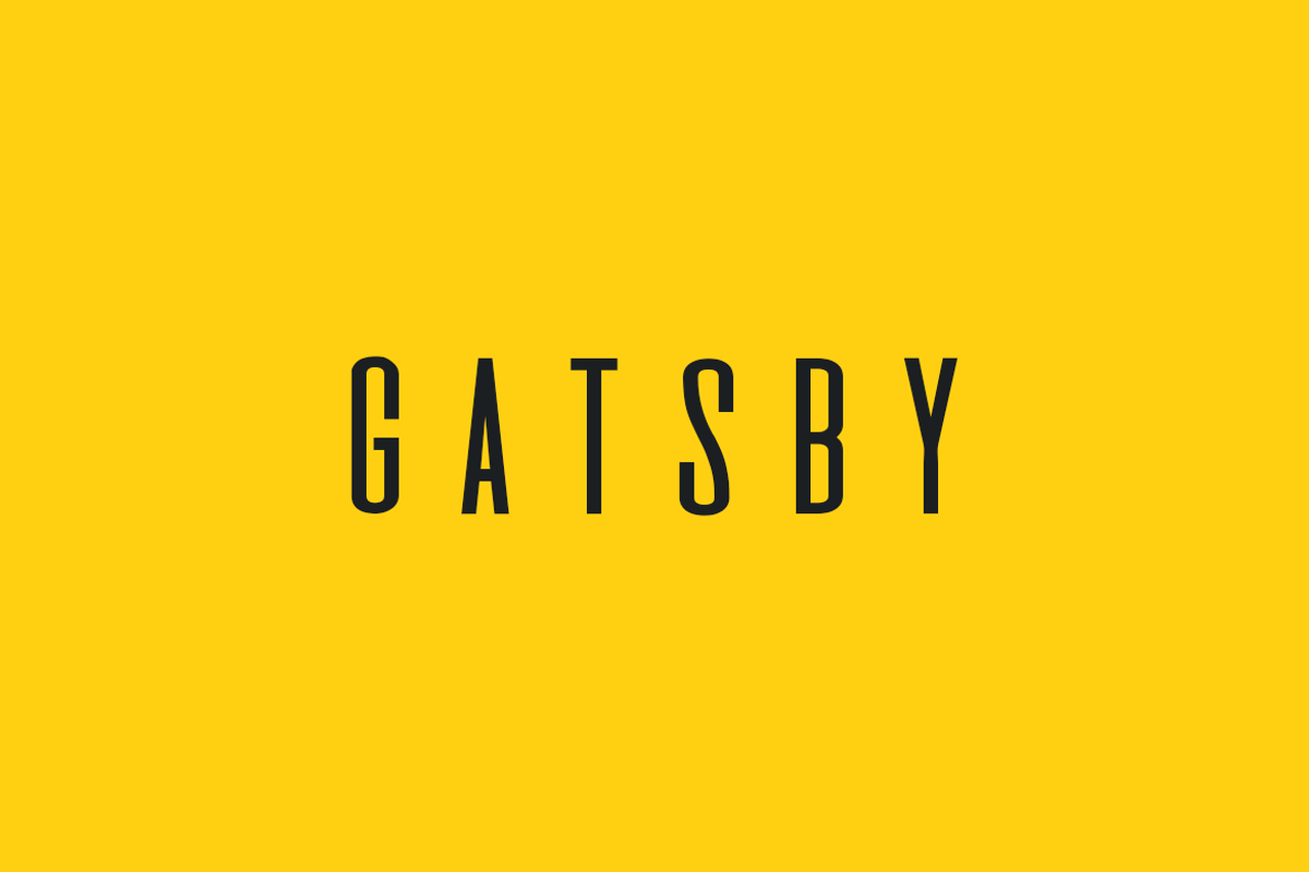 GATSBY - Unique Display Typeface