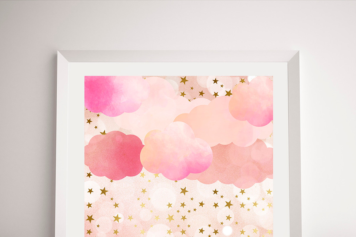 Blush & Gold Dreams Papers, a Texture Graphic by Chus Moreno Studio (Photo 5 of 8)